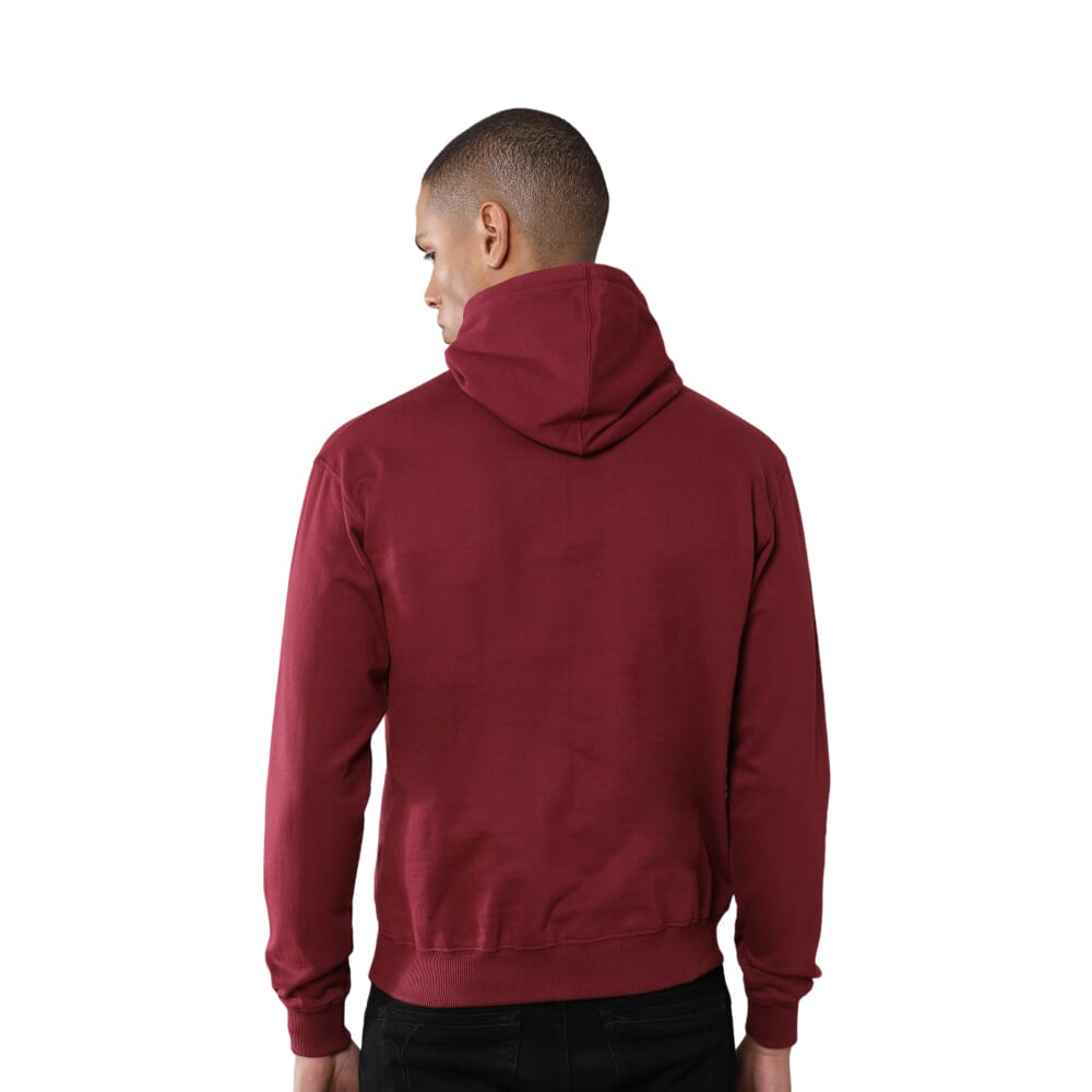 Greys&Blues Unisex Goodie Hoodie Plain-Maroon